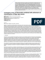 Synergistic Effect of Flavonoi