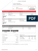 Your Flight Ticket - Blr-Ded 070923