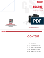 CDS500 Servo Drive Catalogue