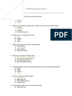 Painter Multiple Choice Paper 2