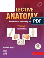 Selective Anatomy Prep Manual For Undergraduates (Vol - 1) - 2E