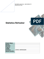 Module 3 - Statistics Refresher