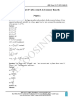 Jee 2022 Questions With Detailed Solutions