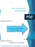 Aula Princípios Fundamentais Da Epidemiologia