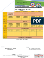 Class Program & Teachers Load Template-A4-Portrait