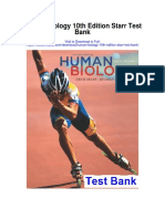 Human Biology 10th Edition Starr Test Bank