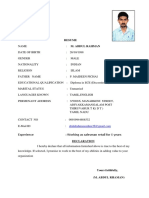 Abdul Rahman Resume