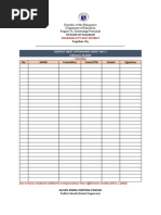 District Meet Attendance