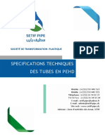 Specifications Techniques Pehd PDF