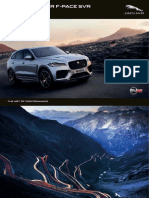 Jaguar F PACE SVR Brochure