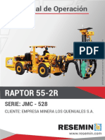 Manual de Operación Raptor 55-2R JMC-528