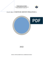 Plan de Comite de Gestión Pedagógica - 2022 - Ok