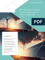 Decarbonisation Disputes The Evolving Frontier of Climate Related Risk April