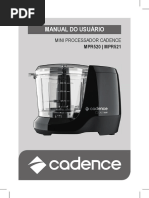 Manual Do Usuário: Mini Processador Cadence