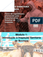 Inspeção Sanitária de Bovinos