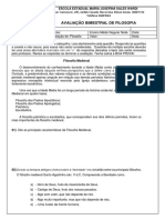 Avaliação Filosofia 2º Regular Noite - Julierme Araújo