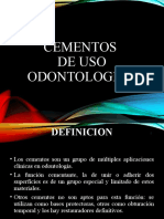 Cementos de Uso Odontologico