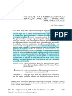 Avaliação Ética e Política em Função Da Educação