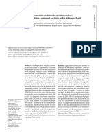Efeitos e Desempenho Produtivo Da Agricultura Urbana Na Saúde Coletiva e Ambiental Na Cidade Do Rio de Janeiro, Brasil