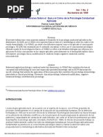 Algunas Consideraciones Sobre El Qué y El Cómo de La Psicología Conductual Aplicada