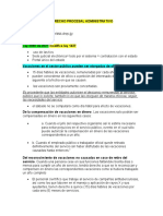 Derecho Procesal Administrativo