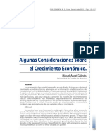 Algunas Consideraciones Sobre El Crecimiento Económico