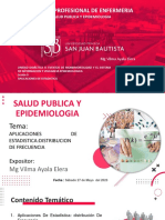 Salud Publica y Epidemiologia. Sem 9