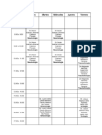 Dos Horarios Lunes A Sabado