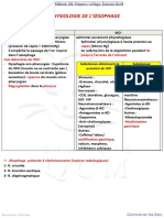 1 - Physiologie de L'oesophage