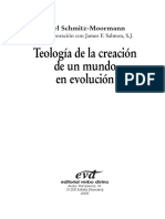 Teologia de La Creacion de Un Mundo en Evolucion