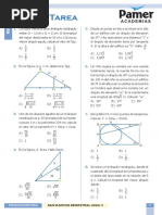 Trigonometría - Razones Trigonométricas de Ángulos Agudos - Resolución de Triángulos - Fusión Reg 1 y 2 - Tarea