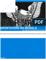 Service Manual 2021 Harley-Davidson Sportster RH Models 94000907