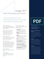 Acronis True Image 2017 Datasheet