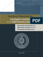 Robb Elementary Investigative Committee Report