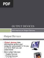 Output Devices Revised