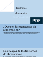 Trastornos Alimenticios: Proyecto de Investigacion de La Alumna Alejandra Zapata