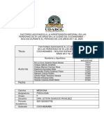 Monografia Factores Asociados A La Hipertencion Arterial en Personas Adultas de 35 A 65 en La Ciudad de Cochabamba....