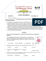 Gr8 - Model Test paper-SA1 - 2023-24