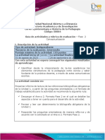 Guia de Actividades y Rúbrica de Evaluación - Unidad 1 - Fase 2 - Conceptualización