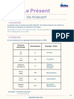 Le Présent de L'indicatif - A1