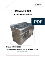 Man. Uso Inoxa (CM8QH-909090)