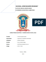 Conductividad y Oxígeno Disuelto en El Agua