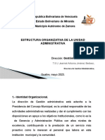 Estructura Organizacional Gestion Administrativa