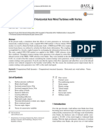 Numerical Simulation of Horizontal Axis Wind Turbines With Vortex Generators