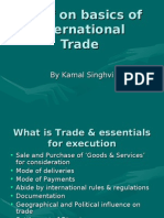 Brief On Basics of International Trade