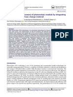 Performance Enhancement of Photovoltaic Module by Integrating Eutectic Inorganic Phase Change Material