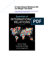 Essentials of International Relations 8th Edition Mingst Test Bank