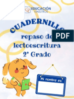 Cuadernillo Repaso Lectoescritura Segundo Grado Primaria