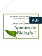 Apuntes Impresos de Biología I 2017