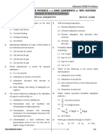 DPP # 1 (Surface Chemistry)